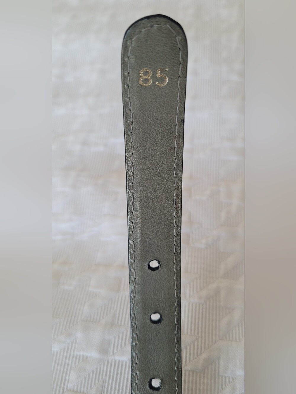 Whale Croc Embossed Belt - Picture 10 of 16
